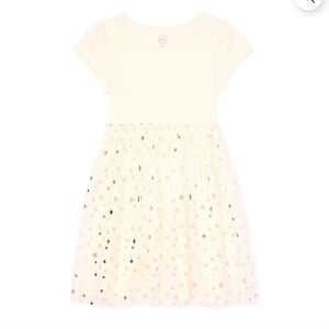 Wonder Nation Girls Short Sleeve Tutu Dress, Size L(10-12)